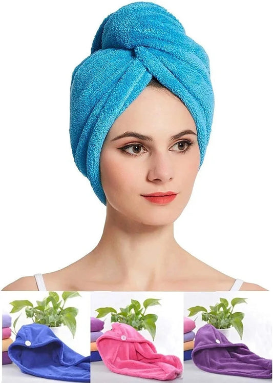 Ultra-Absorbent Hair Drying Wrap