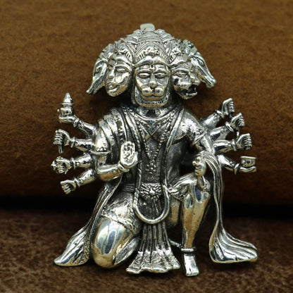 Panchamukhi Hanuman Spiritual Pendant with Chain for Men