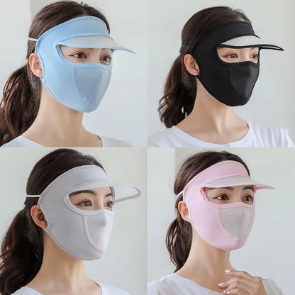 Breathable Cap with Integrated Face Mask