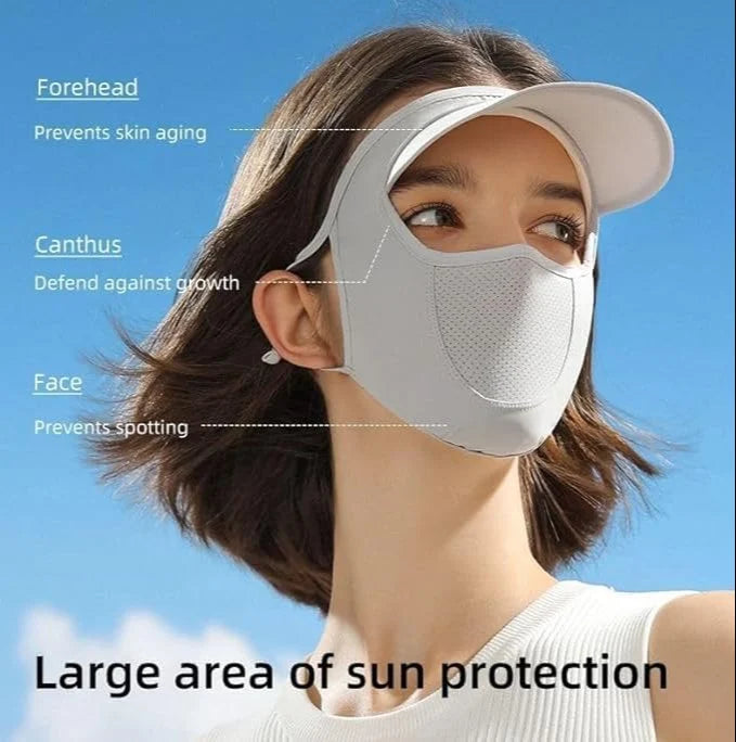 Breathable Cap with Integrated Face Mask