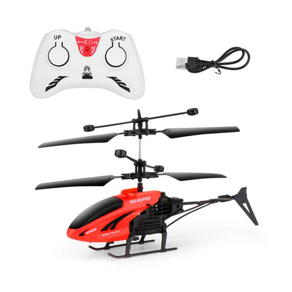 USB Rechargeable Remote Control Helicopter for Kids - Perfect Gift for Boys and Girls (Single Pack)